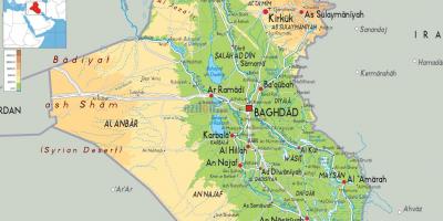 Irak harita coğrafya