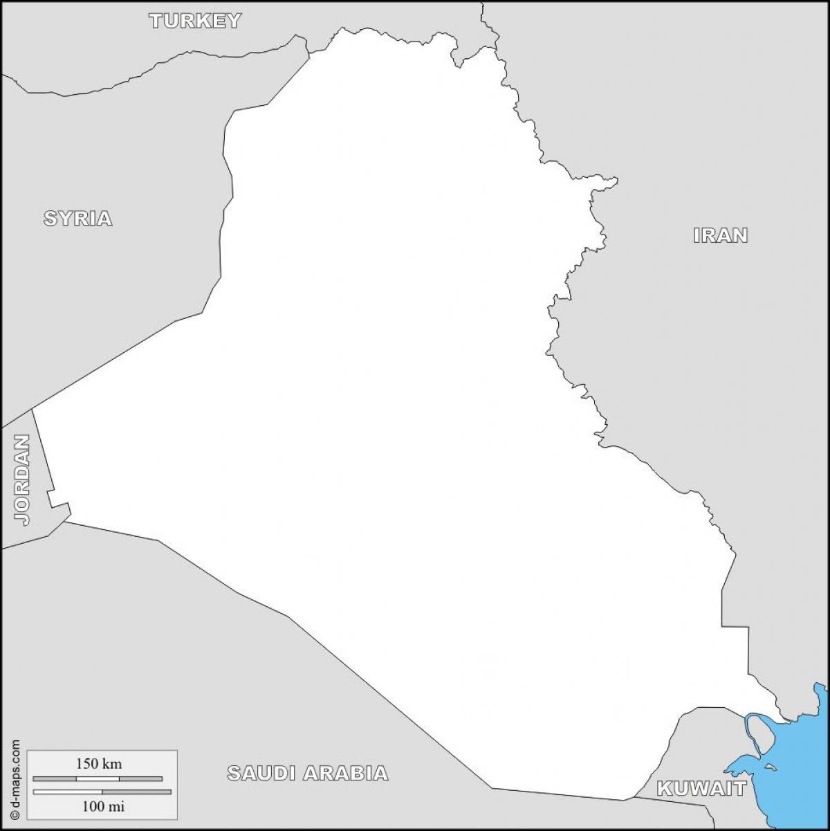 Irak haritası boş