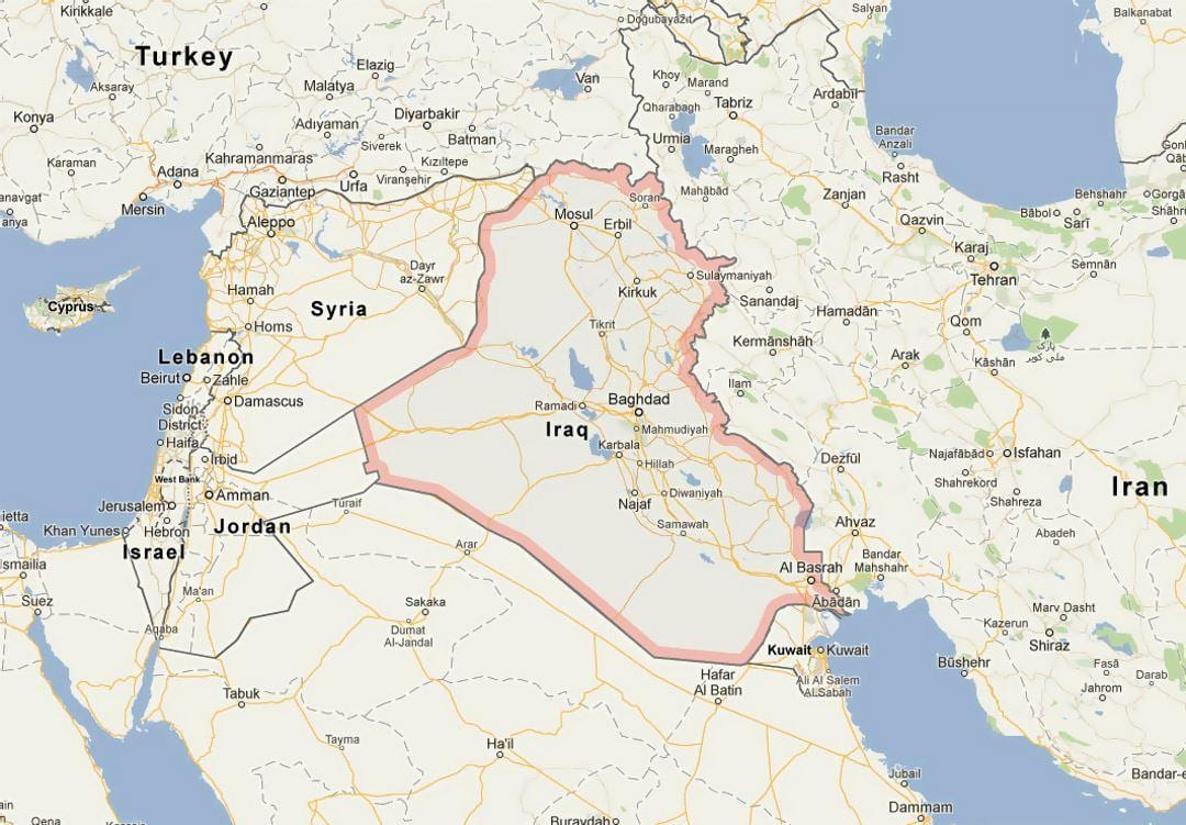 Irak haritası 